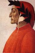 Sandro Botticelli Portrat of Dante Sweden oil painting artist